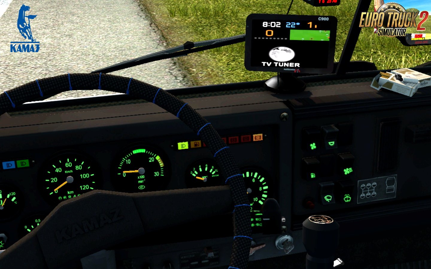 KamAZ 5320 Container Truck + Trailer Nefaz 8332-08 v1.0 (1.30.x) - Thumbnail 1
