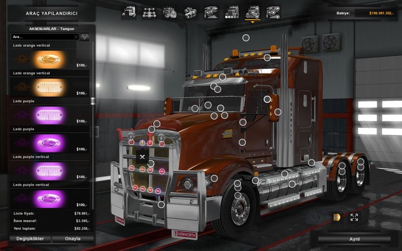 Ats Kenworth T609 Hamilton Edition 130x V 20 Trucks Mod Für American Truck Simulator 2453