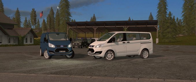 PKWs Ford Transit Custom 2013 SWB Landwirtschafts Simulator mod