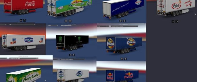 Trailer 10 Anhänger Paket von nico [1.30.x] Eurotruck Simulator mod