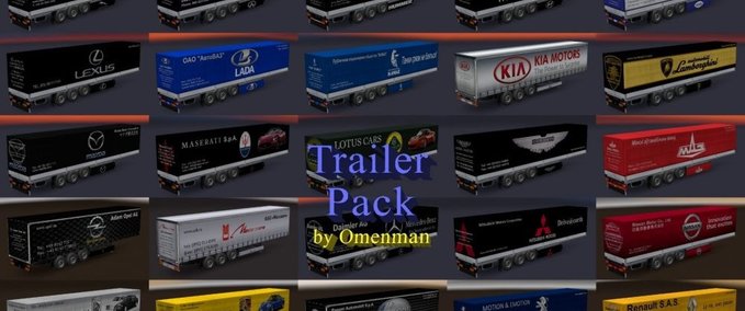 Trailer Anhängerpaket von Omenman [1.30.x] Eurotruck Simulator mod
