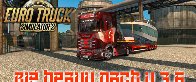 Trailer Big Heavy Pack v3.6 Eurotruck Simulator mod
