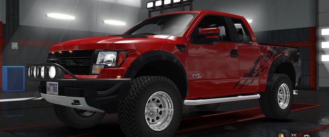 Sonstige Ford F-150 SVT Raptor + Mini Trailer [1.30.x]  Eurotruck Simulator mod