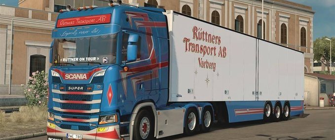 Scania Scania Ruttners + Anhänger NTM Ruttners [1.30.x] Eurotruck Simulator mod