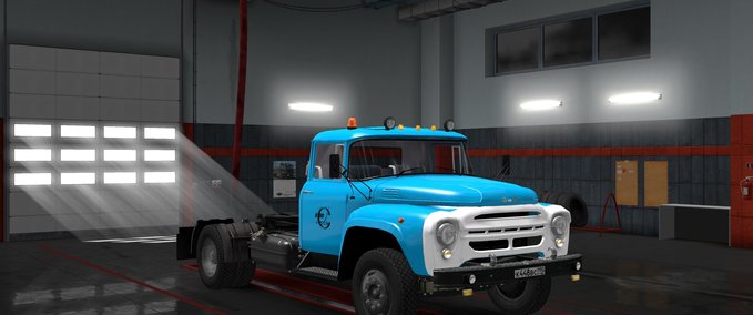 Trucks ZIL 130-131-133 + ANHÄNGER (FEST 08.04) Eurotruck Simulator mod