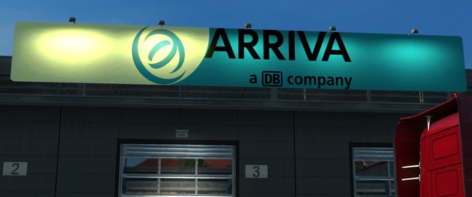 Sonstige ARRIVA "OLD LOGO" GARAGE BOARD Eurotruck Simulator mod