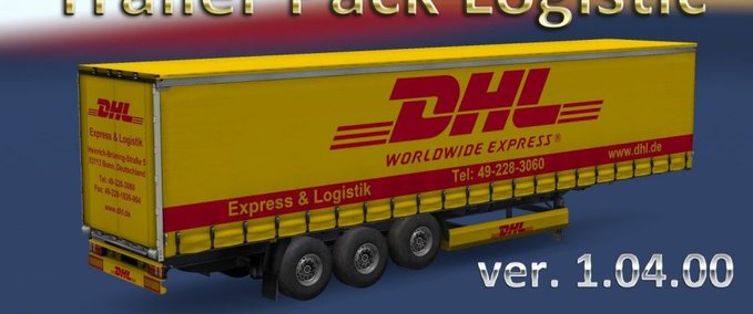Trailer Anhängerpaket "Logistik" [1.30.x] Eurotruck Simulator mod