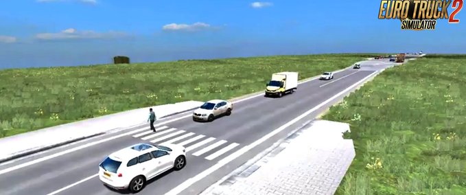 AI Fußgänger (1.30.x) Eurotruck Simulator mod