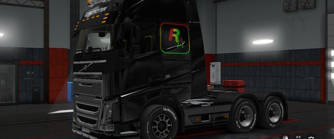 Skins Rockstar skin für den volvo  Eurotruck Simulator mod