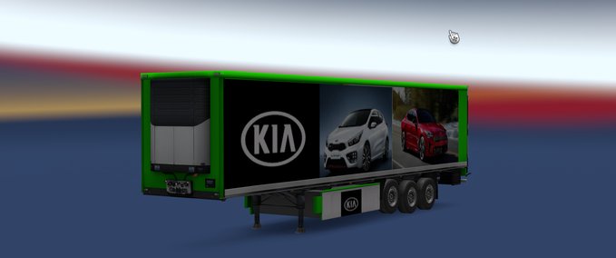Skins Kia trailer skin Eurotruck Simulator mod