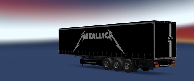 Skins Metallica Trailer-Skin Eurotruck Simulator mod