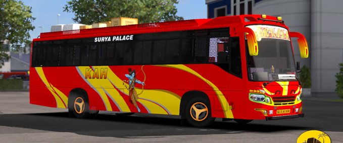 Sonstige Bus Maruti (Ashok Leyland) von Team KBS [1.31.x] Eurotruck Simulator mod