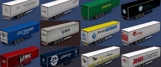 Trailer Paket aus 30 Profiliner Anhängern  [1.31.x] Eurotruck Simulator mod