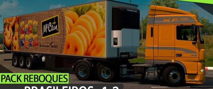 Trailer Brasilianisches Cargo Anhängerpaket [1.31.x] Eurotruck Simulator mod