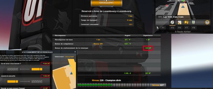 Tools Fast Level & More XP [1.31.x] Eurotruck Simulator mod