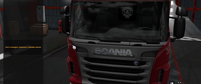 Interieurs Scania Vabis Emblem Eurotruck Simulator mod