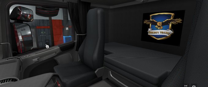 Interieurs Golden Trans Emblem Eurotruck Simulator mod