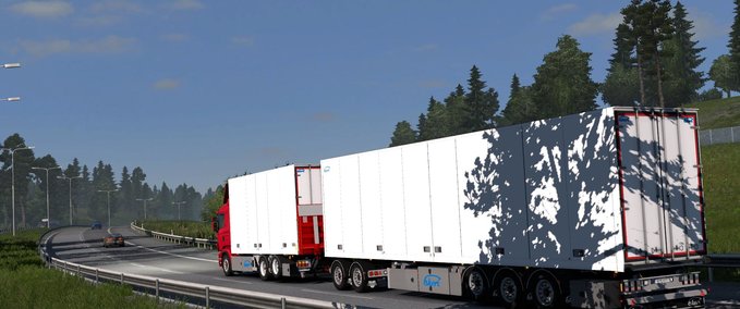 Trailer Ekeri Tandem Anhänger Addon von Kast [1.31.x] Eurotruck Simulator mod