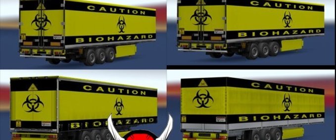 Trailer Anhängerpaket "Biohazard" [1.31.x] Eurotruck Simulator mod