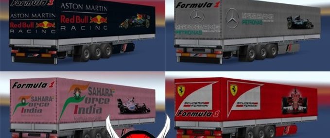 Trailer Anhängerpaket "Formel 1 [1.31.x] Eurotruck Simulator mod