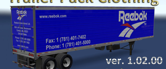 Trailer Anhängerpaket "Kleidung" [1.31.x] American Truck Simulator mod