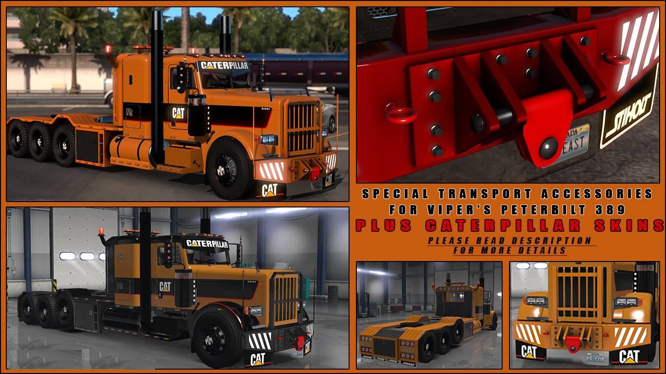 SPECIAL TRANSPORT ACCESSORIES + CATERPILLAR SKINS V1.0 [1.31.X] thumbnail 7