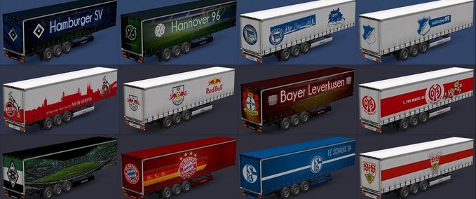 Trailer Anhängerpaket "Bundesliga" [1.31.x] Eurotruck Simulator mod