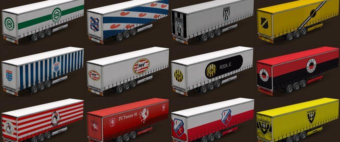 Trailer Anhängerpaket "Eredivisie" [1.31.x] Eurotruck Simulator mod