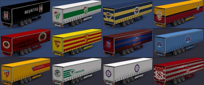 Trailer Anhängerpaket "Süper Lig (TUR)" [1.31.x] Eurotruck Simulator mod