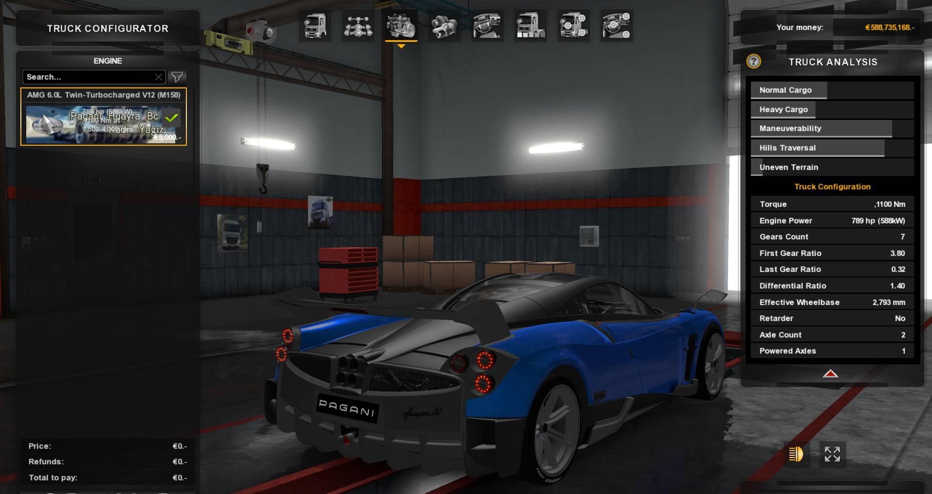 Pagani Huayra Bc Sports Car thumbnail 5