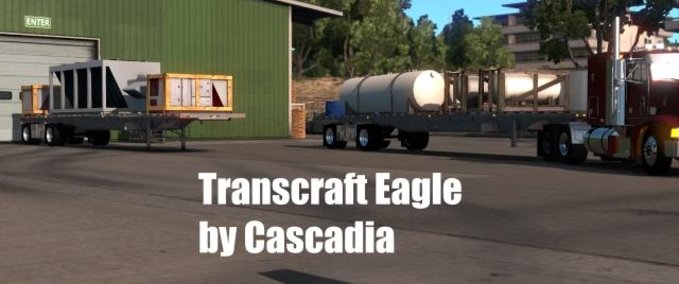 Trailer Transcraft Eagle von Cascadia American Truck Simulator mod