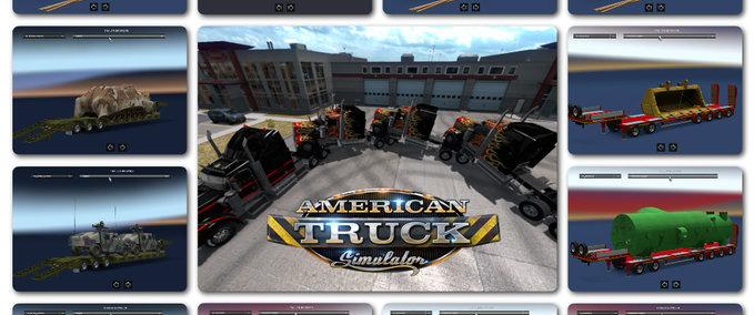 Trailer Big Heavy Pack v3.7 American Truck Simulator mod