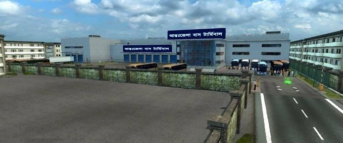 Maps Karte von Bangladesh [1.31.x] Eurotruck Simulator mod