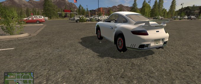 PKWs Porshe 911 GT2 White Landwirtschafts Simulator mod