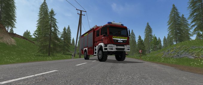 Feuerwehr MAN TGM 13.290 HLF10 Landwirtschafts Simulator mod