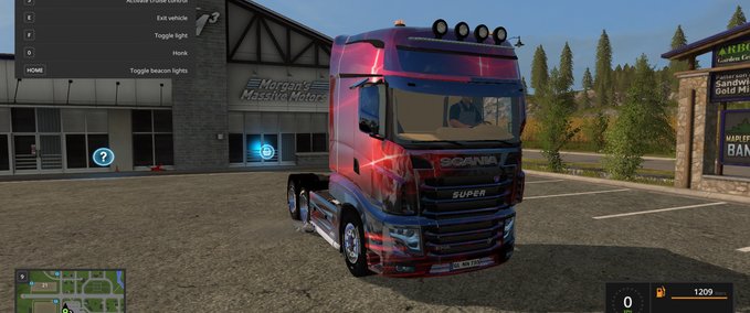LKWs Super Scania Red R700 Landwirtschafts Simulator mod