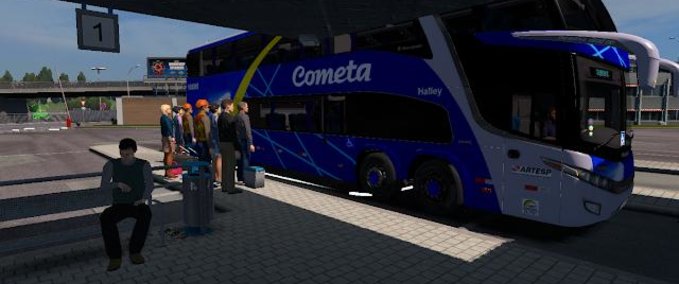 Sonstige Bushaltestellen [1.31.x] Eurotruck Simulator mod