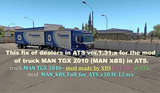 Fix of Dealers for MAN TGX 2010 in ATS 1.31.x Mod Thumbnail