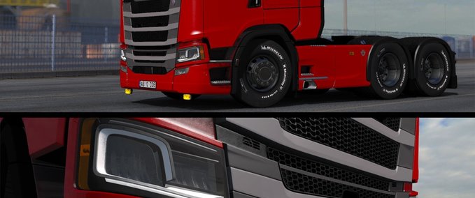 Scania Low Deck Chassis Addon für New Generation Scania Eurotruck Simulator mod