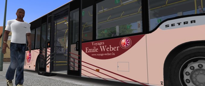 Bus Skins Setra S415NF Emile Weber OMSI 2 mod