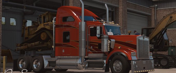 Trucks KENWORTH W900B (UPD 31.05.18) 1.31.X  American Truck Simulator mod