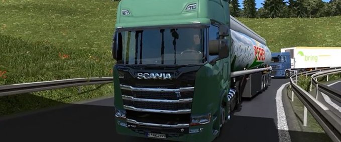 AI Scania New Generation im KI Straßenverkehr (1.31.x) Eurotruck Simulator mod
