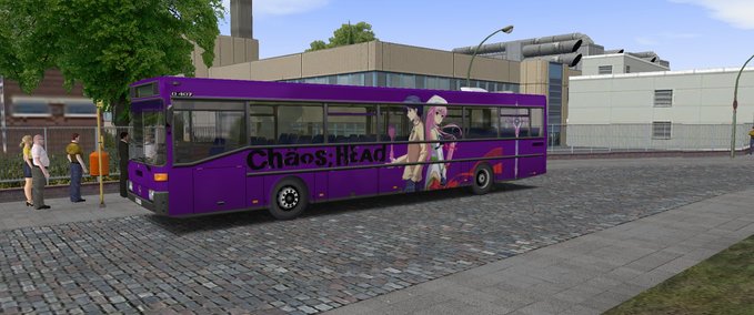 Bus Skins Mercedes O407 "Chaos Head" Repaint OMSI 2 mod