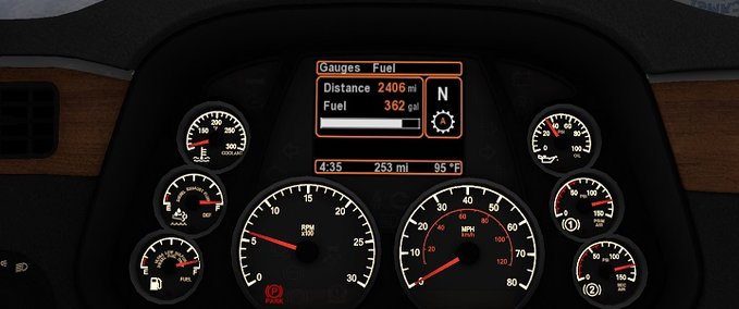 Mods Dashboard + Sound für Peterbilt 567 vom GTM Team American Truck Simulator mod