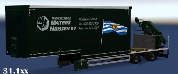 AI Maters LKW + Anhänger im Straßenverkehr 1.31.x Eurotruck Simulator mod