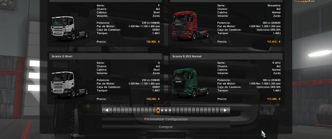 Scania Scania P & G Serie von Wolfi & Nazgûl v1.0 von Sogard3 Eurotruck Simulator mod