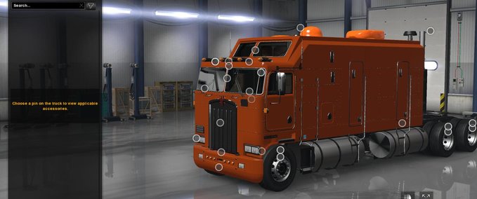 Trucks KENWORTH K100 COE 1.31.2 American Truck Simulator mod