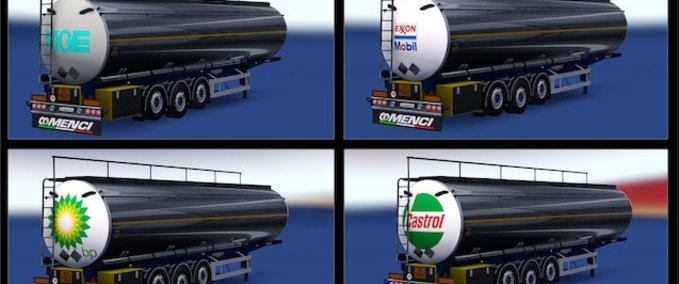 Trailer Kriistof Anhängerpaket für Menci 1.31.x Eurotruck Simulator mod
