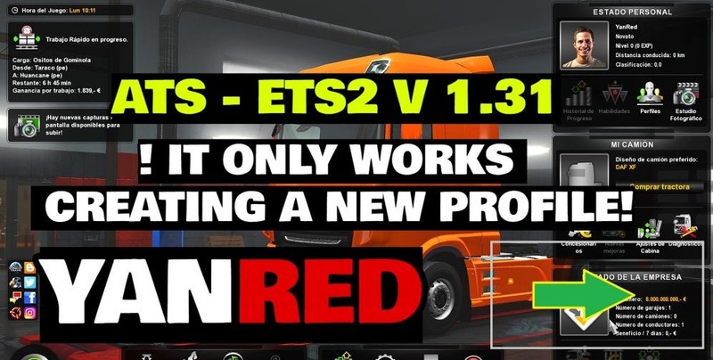 Mod de Dinheiro $99.999.999.999 Para V.1.31.X – ETS2 - Mod Simuladores