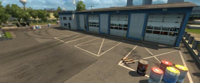 Sonstige MODERNE GARAGE 1.31.X Eurotruck Simulator mod